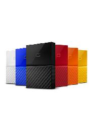 WD西部数据 移动硬盘1t My Passport 1tb智能备份加密USB3.0高速
